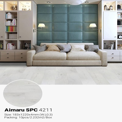 Sàn nhựa hèm khóa Aimaru 4211